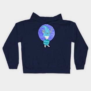 The girl and the whale Kids Hoodie